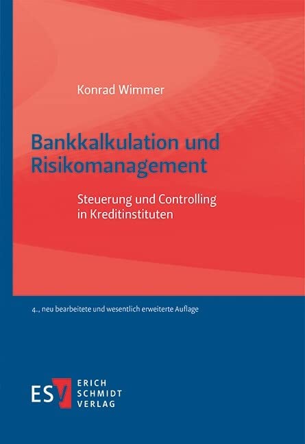 Cover Fachbuch Bankkalkulation und Risikomanagement