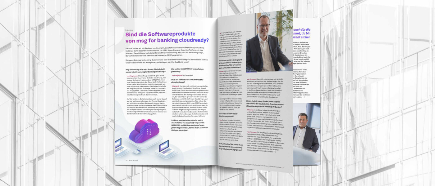 Interview Produkte cloudready, Titelbild NEWS 02-2023