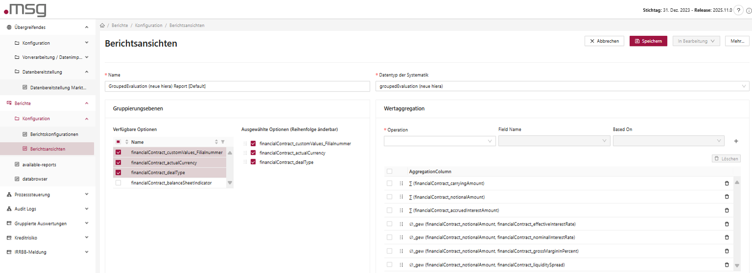 Data platform - Data reports