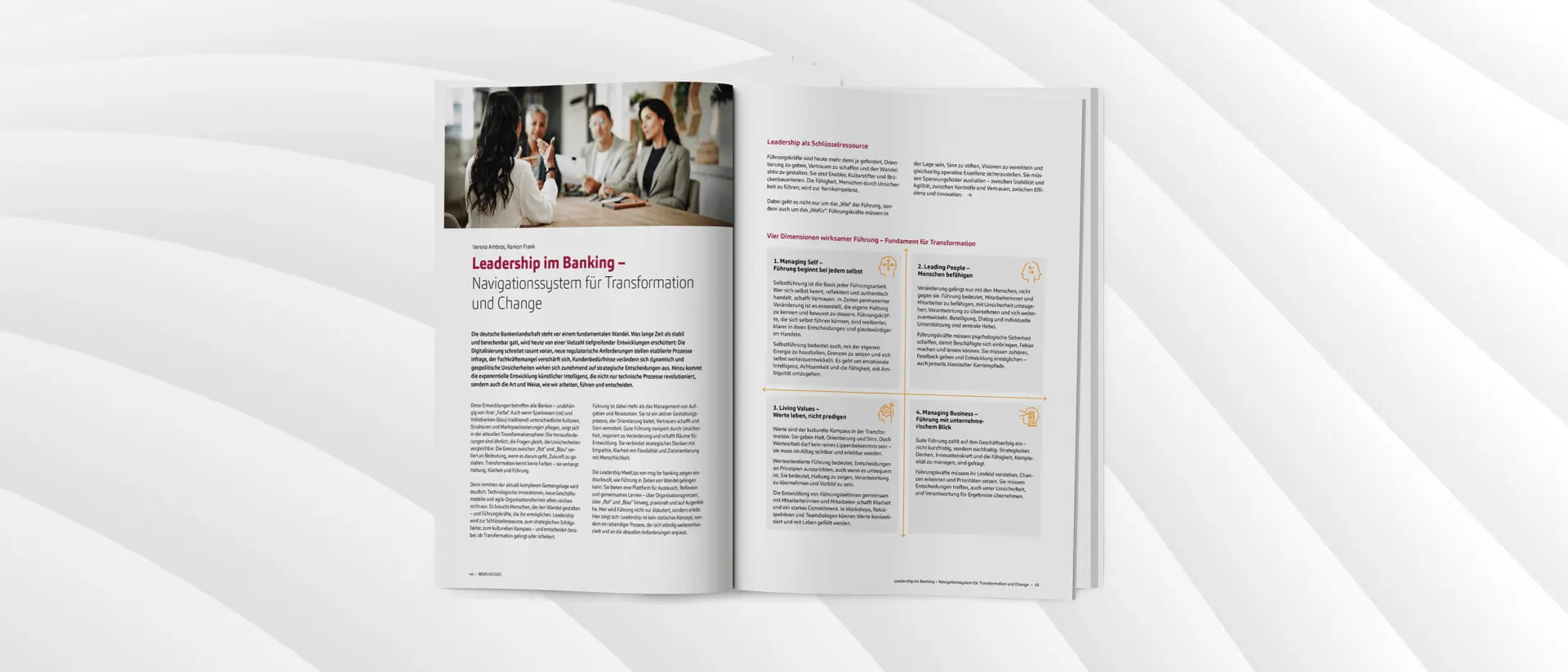 NEWS 03-2025, Leadership im Banking