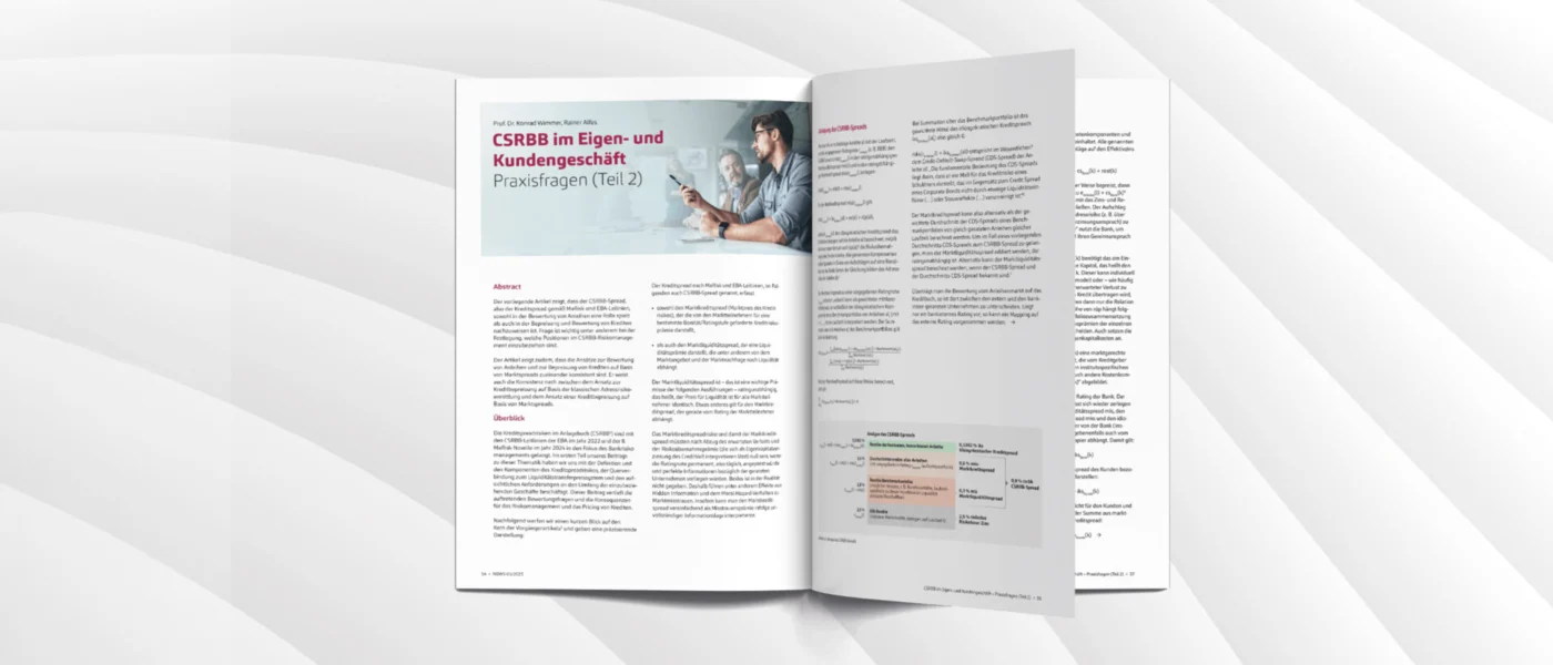 CSRBB, Praxisfragen